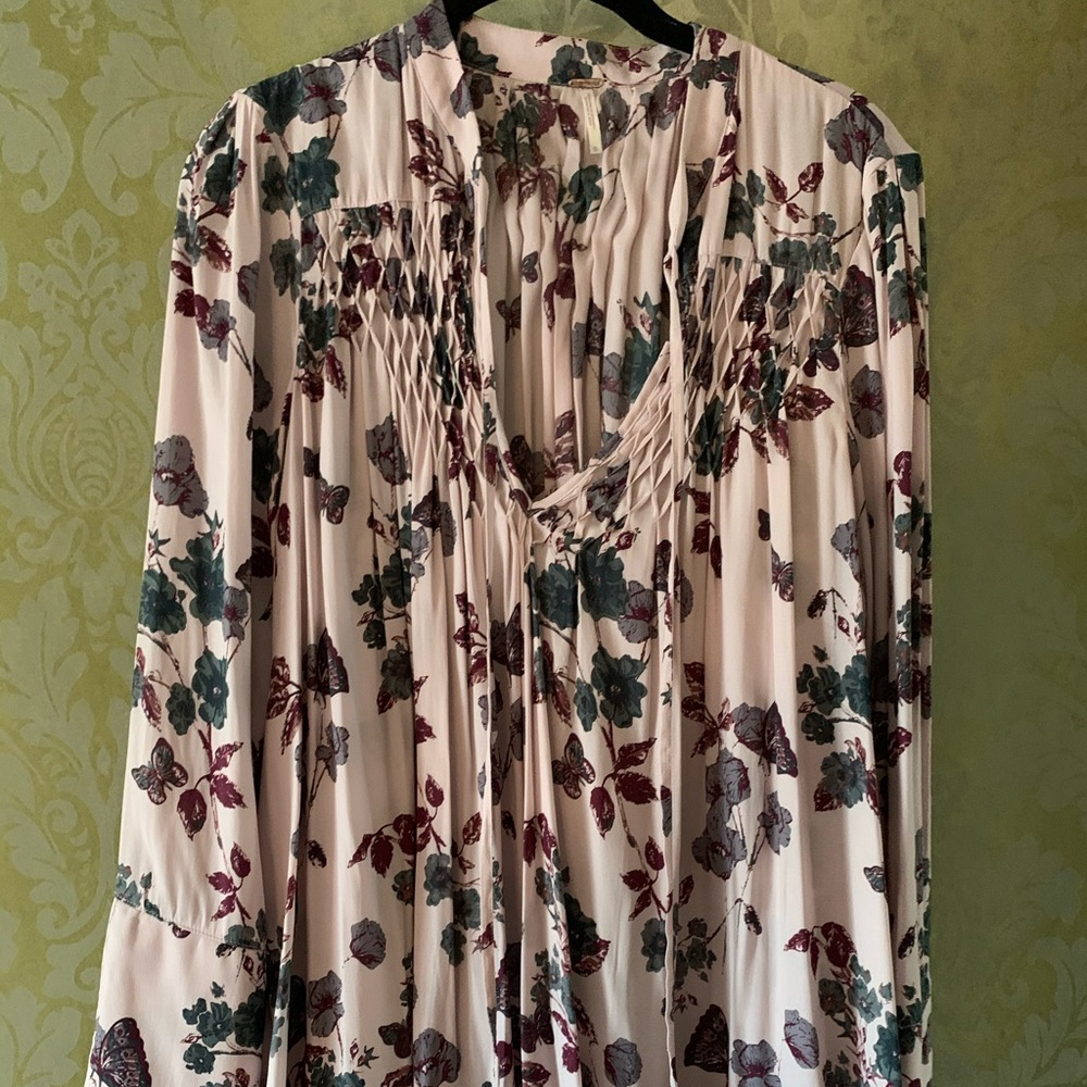 Free People flowery tunic